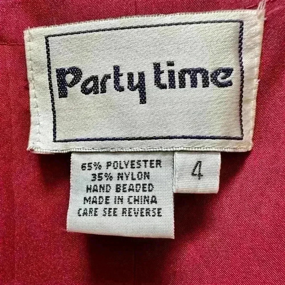 Party Time Formal Dress  Size 4 GUC - Picture 3 of 8